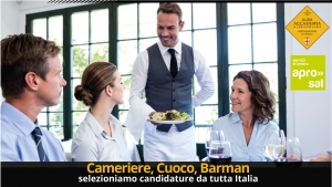 RISTORAZIONE E TURISMO selezioniamo candidature